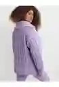 Suéter Aerie Morado Talla X-SMALL American Eagle
