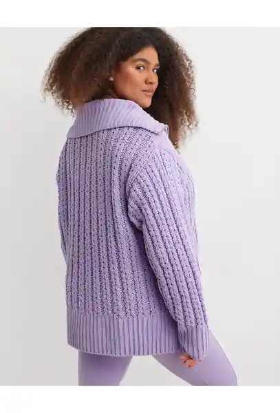 Suéter Aerie Morado Talla X-SMALL American Eagle