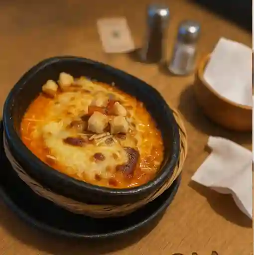 Lasaña de pollo champiñones