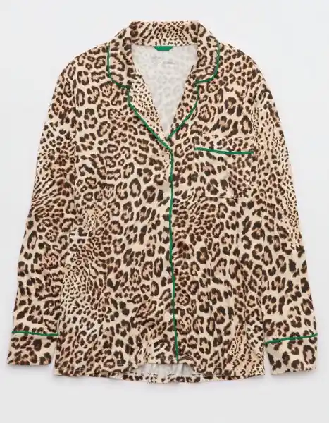 Pijama Aerie Beige Talla MEDIUM 1333173 American Eagle