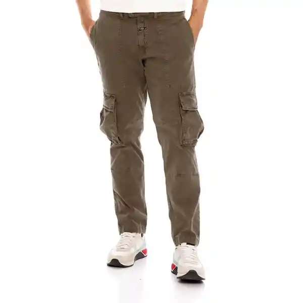 Marithé Frangois Girbaud Pantalón Estilo Camuflado Bolsillos 28