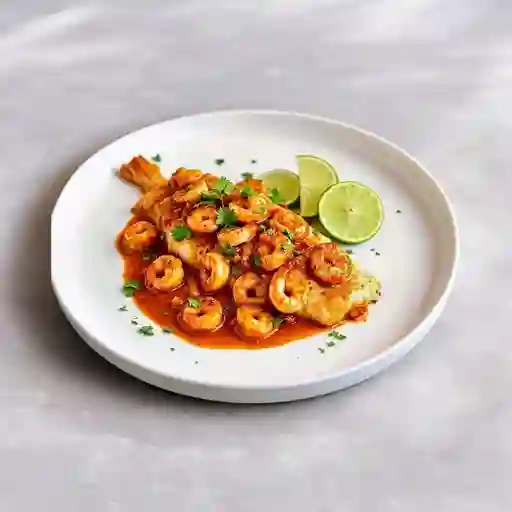 Mojarra Especial En Salsa De Camaron