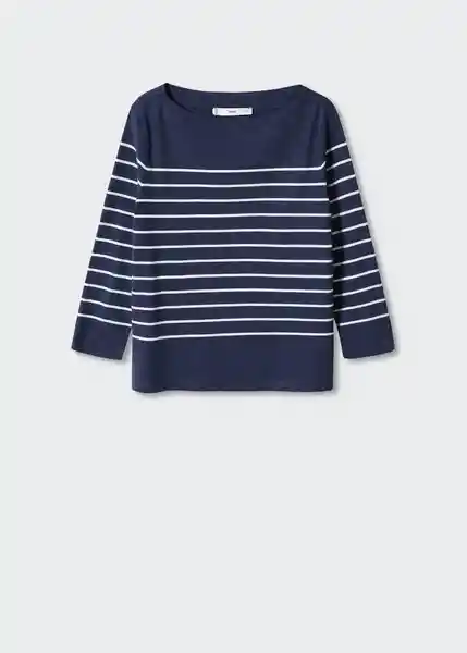 Camiseta Parisian Navy Talla 25 Mujer Mango