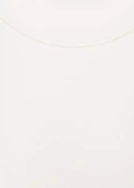 Camiseta Kimi Blanco Talla L Hombre Mango