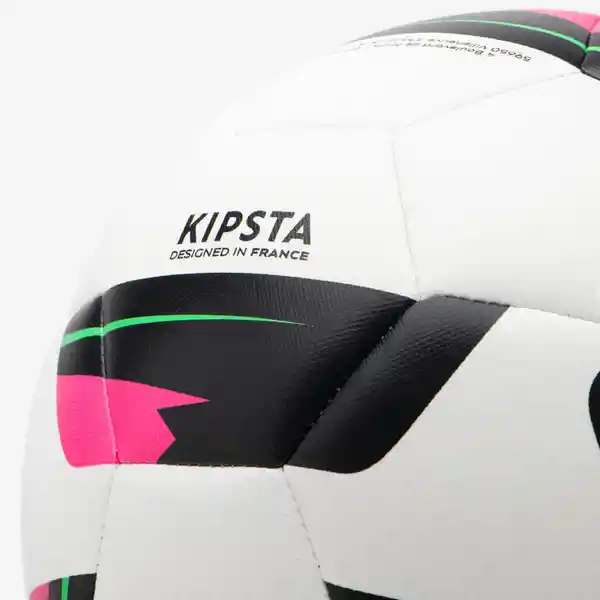 Kipsta Balón de Fútbol Fifa Basic Híbrido Blanco Rosa Talla 5