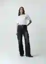 Camiseta Mujer Crudo Puro Claro Talla M 502G075 Naf Naf