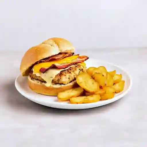 Hamburguesa 1/4 Libra Pollo