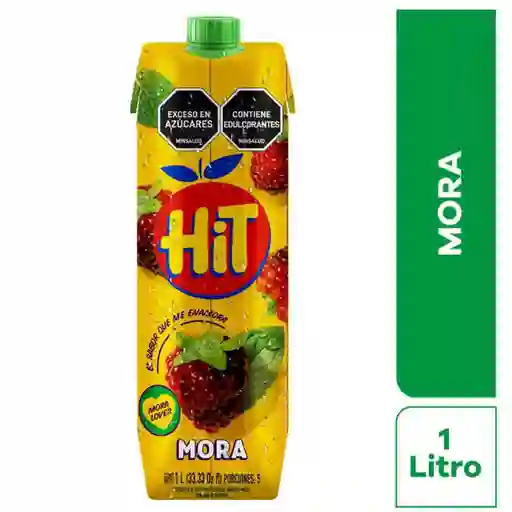 Hit caja litro mora
