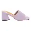 Sandalias Tacón Hook Lila Talla 37