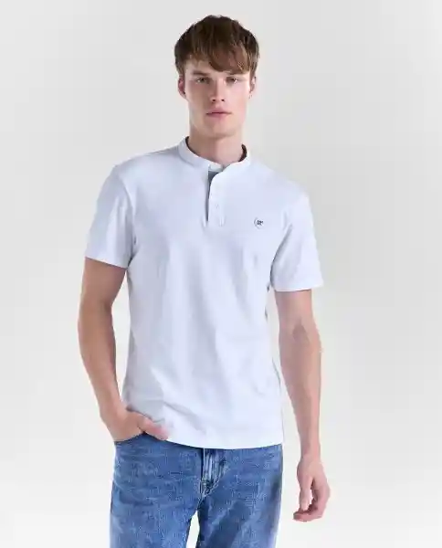 Polo Hombre Blanco Talla L 809G010_BLA110601 Americanino