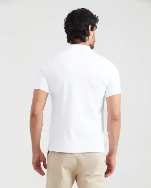 Camiseta Polo Knob Details Masculino Blanco 0 Claro L Chevignon