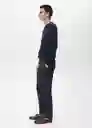 Pantalón Prato Navy Talla 40 Hombre Mango