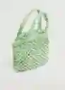 Bolso P Manuela Verde Talla 99 Mujer Mango