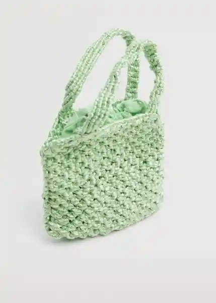 Bolso P Manuela Verde Talla 99 Mujer Mango