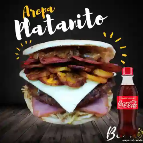 Combo Búrguer Platanito +Cocacola Orig 250ml