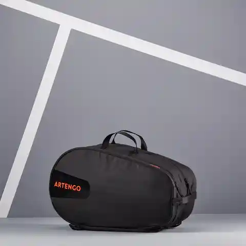 Artengo Kit Deportivo Negro Rojo 100S