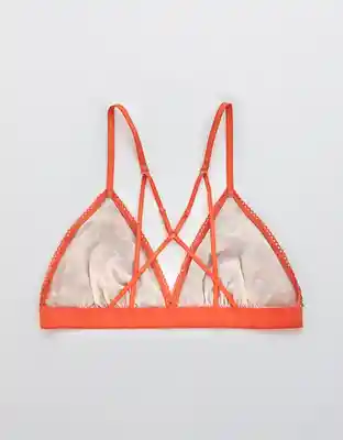 American Eagle Bralette Ruffle Azul Odisea X-L 3168