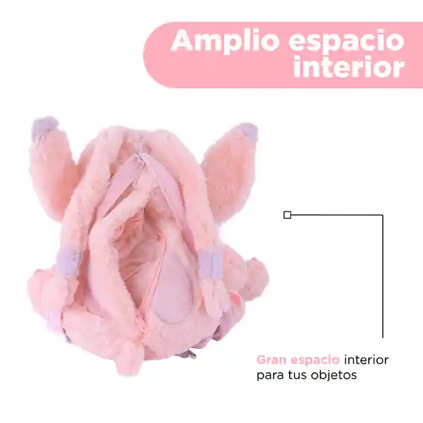 Maleta de Peluche Ángel Disney Stitch Miniso