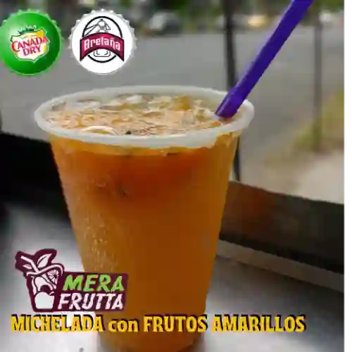 Michelada. Frutos Amarillos 16 Oz