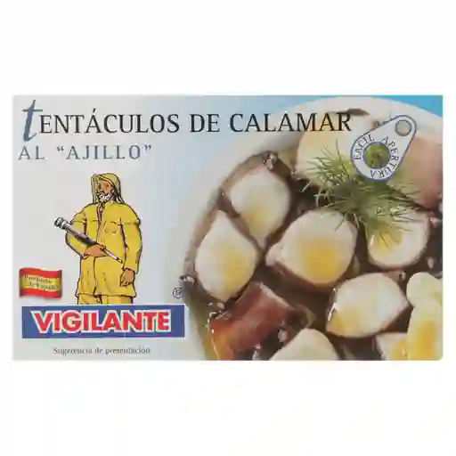 Vigilante Tentáculos de Calamar Estilo Pulpo al Ajillo