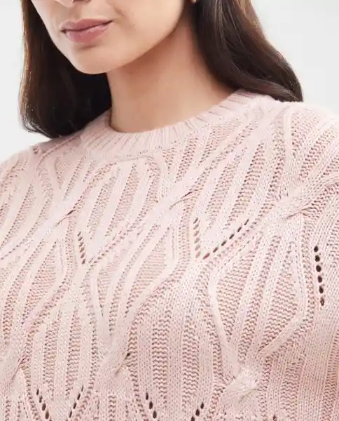 Camiseta Tejida Soft Rosa Oleo Medio Talla XS Chevignon