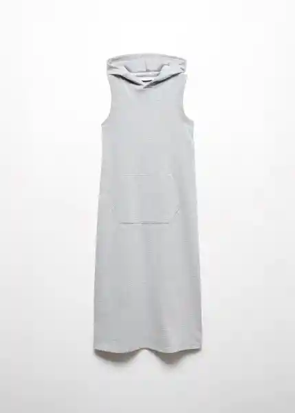 Vestido Amelia Gris Talla S Mujer Mango