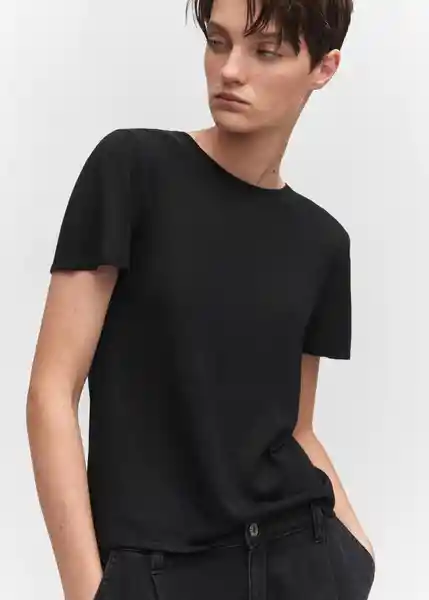 Top Gossip-W Negro Talla M Mujer Mango