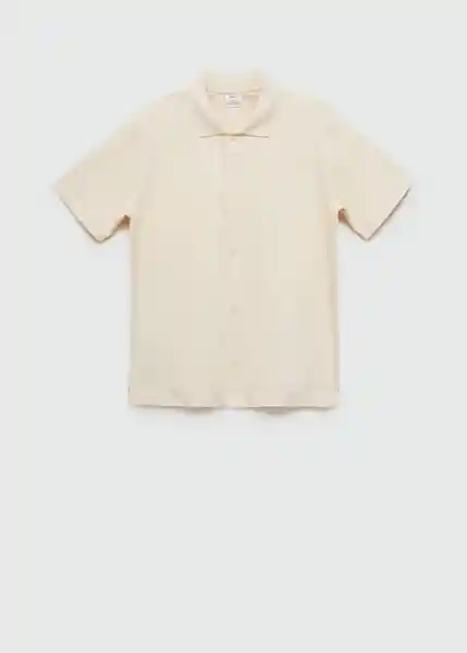 Polo Blais Blanco Talla M Hombre Mango