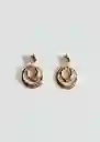 Pendientes Antonia Oro Talla 99 Mujer Mango