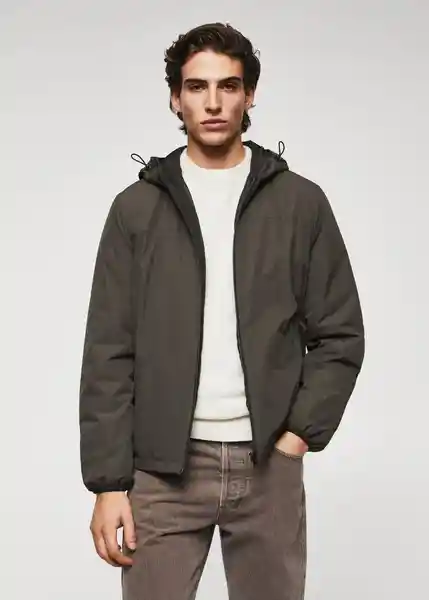 Chaqueta Nada Gris Medio Vigoré Talla L Hombre Mango