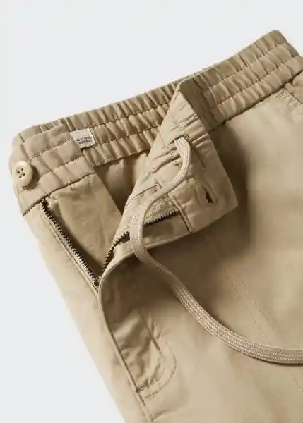 Pantalón Nakano Beige Talla 38 Hombre Mango