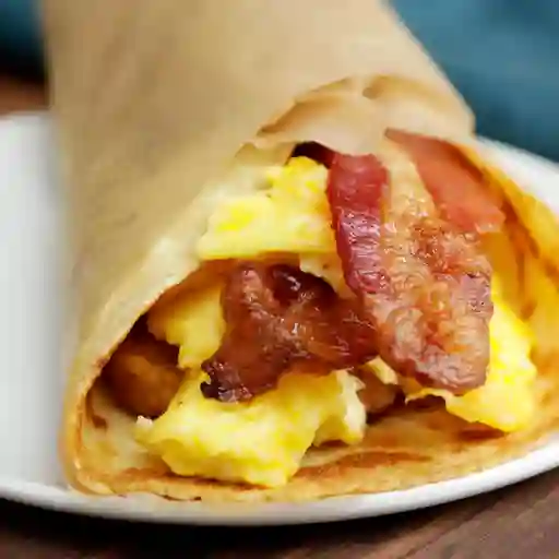 Wraps huevo tocineta
