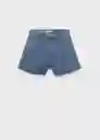 Short Ibiza Tejano Medio Talla 38 Mujer Mango