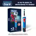 Oral-B Marvel Spider-Man Cepillo de Dientes Eléctrico Infantil (+3 años) Cabezal Redondo 4 Stickers Personalizables Rojo