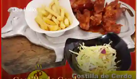 Combo Costillas Bbq + Coca - Cola Original 400 ml