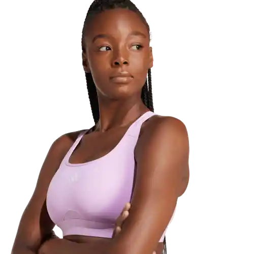 Adidas Top Pwrct Light Support Mujer Morado Talla M