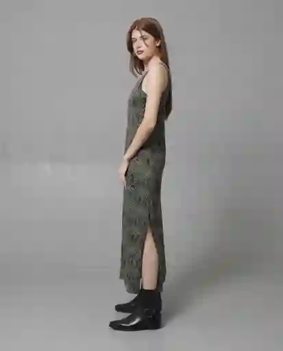 Vestido Mujer Verde Talla L 279G006_VER176212 Rifle