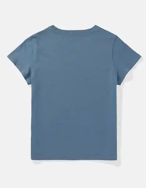 Camiseta Mujer Azul Talla X-Small American Eagle 03009462