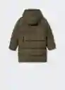 Anorak Amerlong Khaki Talla 06 Niños Mango