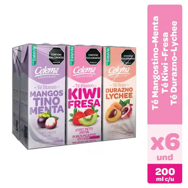 Celema té Sabores Surtidos Sin Calorías