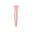 Brocha Maquillaje Retráctil de Doble Punta Serie Rosa Miniso