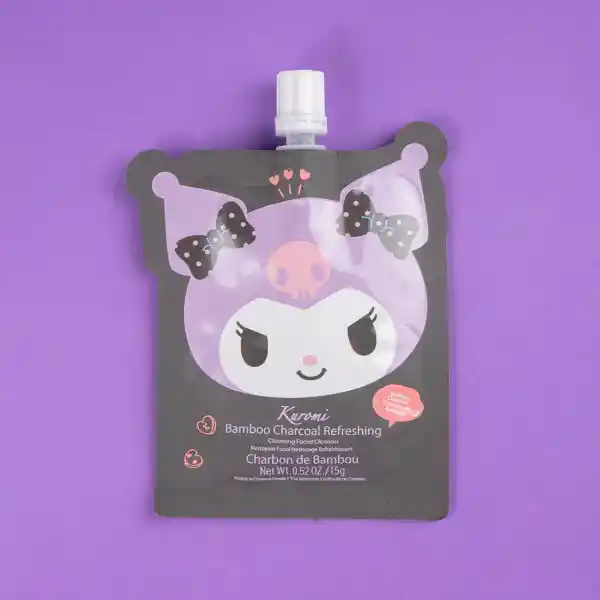 Limpiador Facial Refrescante de Carbón y Bambú Kuromi Miniso