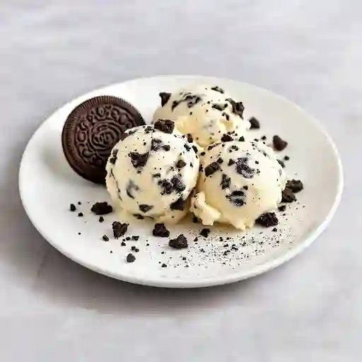Helado oreo
