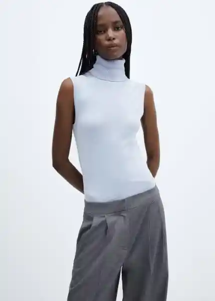 Jersey Almass Celeste Talla M Mujer Mango