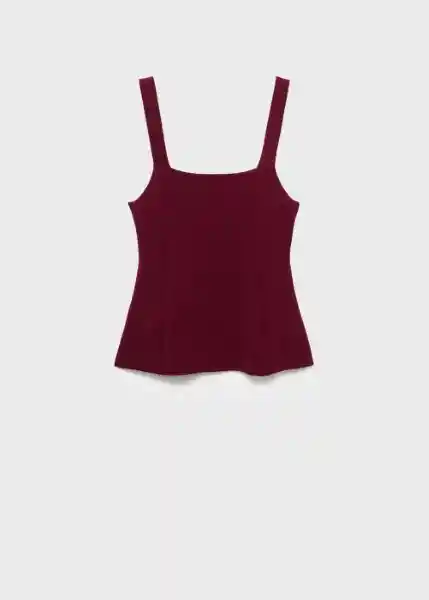 Top Pepito Vino Talla M Mujer Mango