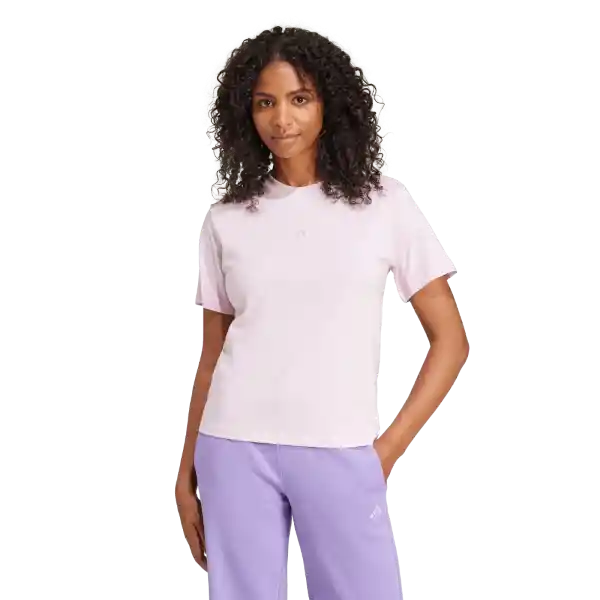 Adidas Camiseta Sl Sj T Manga Corta Mujer Rosado Talla XS