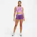 Nike Polera W Crop Tank Grx Morado Para Mujer Talla L