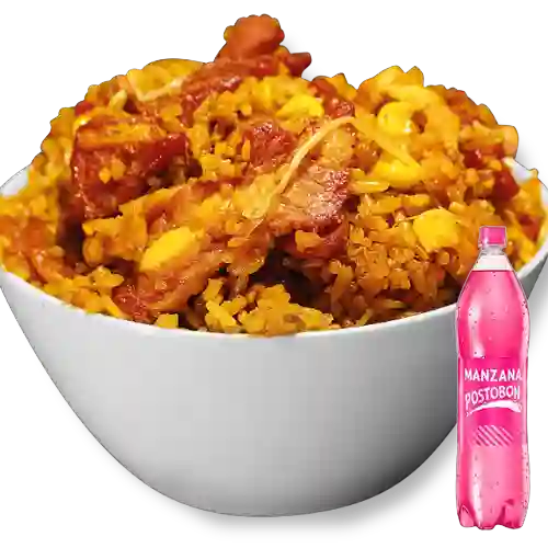 Arroz Ranchero (12 Personas) + Postobón Manzana 1.5l