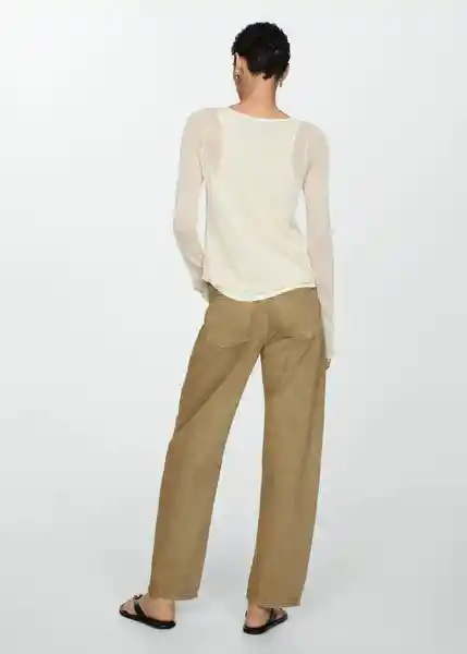 Jean Bet Khaki Talla 40 Mujer Mango