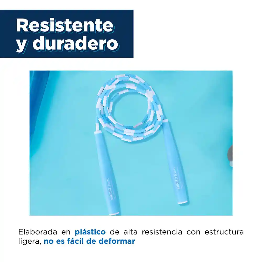 Miniso Cuerda Para Saltar Azul